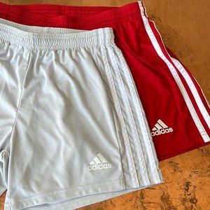 Two Adidas Girls Shorts